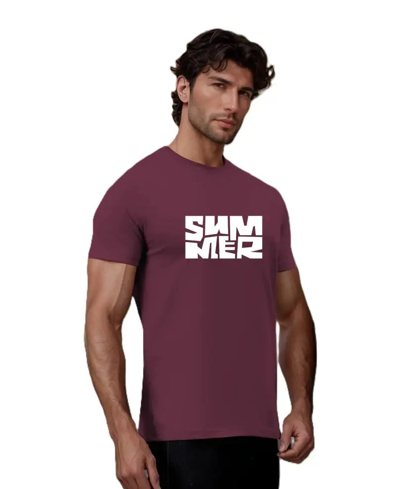 Printed Round Neck T-Shirt